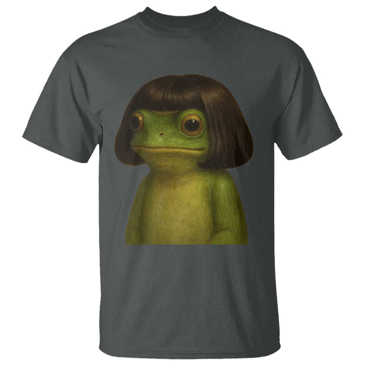 Funny Frog Bob Haircut Meme T Shirt Silly Toad Trends - Wonder Print Shop