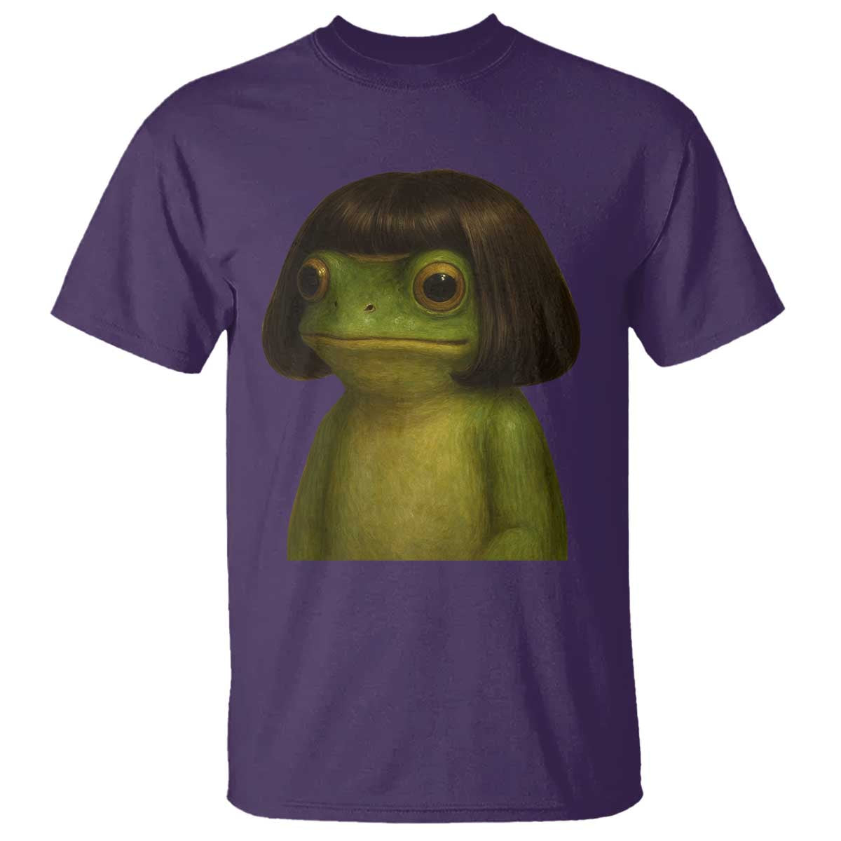 Funny Frog Bob Haircut Meme T Shirt Silly Toad Trends - Wonder Print Shop