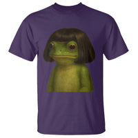 Funny Frog Bob Haircut Meme T Shirt Silly Toad Trends - Wonder Print Shop