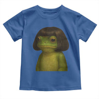 Funny Frog Bob Haircut Meme Toddler T Shirt Silly Toad Trends - Wonder Print Shop
