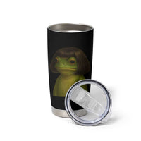Funny Frog Bob Haircut Meme Tumbler Cup Silly Toad Trends - Wonder Print Shop