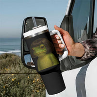 Funny Frog Bob Haircut Meme Tumbler With Handle Silly Toad Trends - Wonder Print Shop