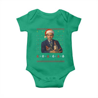 Office Christmas Movie Baby Onesie Funny Retro 90s Movie Ugly Xmas - Wonder Print Shop