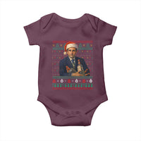 Office Christmas Movie Baby Onesie Funny Retro 90s Movie Ugly Xmas - Wonder Print Shop