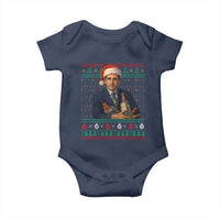Office Christmas Movie Baby Onesie Funny Retro 90s Movie Ugly Xmas - Wonder Print Shop