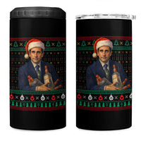 Office Christmas Movie 4 in 1 Can Cooler Tumbler Funny Retro 90s Movie Ugly Xmas - Wonder Print Shop