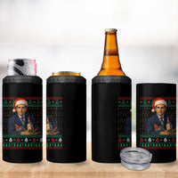 Office Christmas Movie 4 in 1 Can Cooler Tumbler Funny Retro 90s Movie Ugly Xmas - Wonder Print Shop