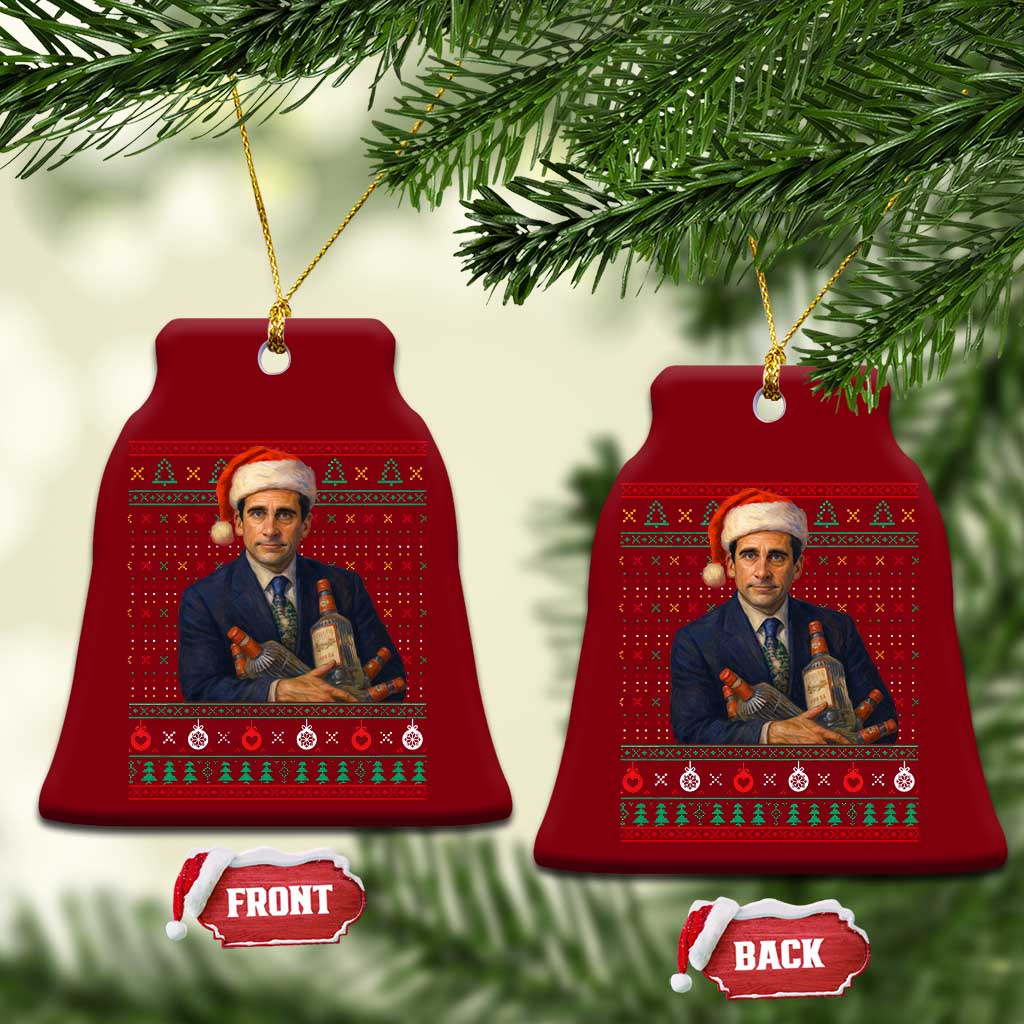 Office Christmas Movie Ceramic Ornament Funny Retro 90s Movie Ugly Xmas - Wonder Print Shop