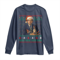 Office Christmas Movie Long Sleeve Shirt Funny Retro 90s Movie Ugly Xmas - Wonder Print Shop