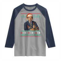 Office Christmas Movie Raglan Shirt Funny Retro 90s Movie Ugly Xmas - Wonder Print Shop