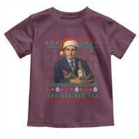 Office Christmas Movie Toddler T Shirt Funny Retro 90s Movie Ugly Xmas - Wonder Print Shop
