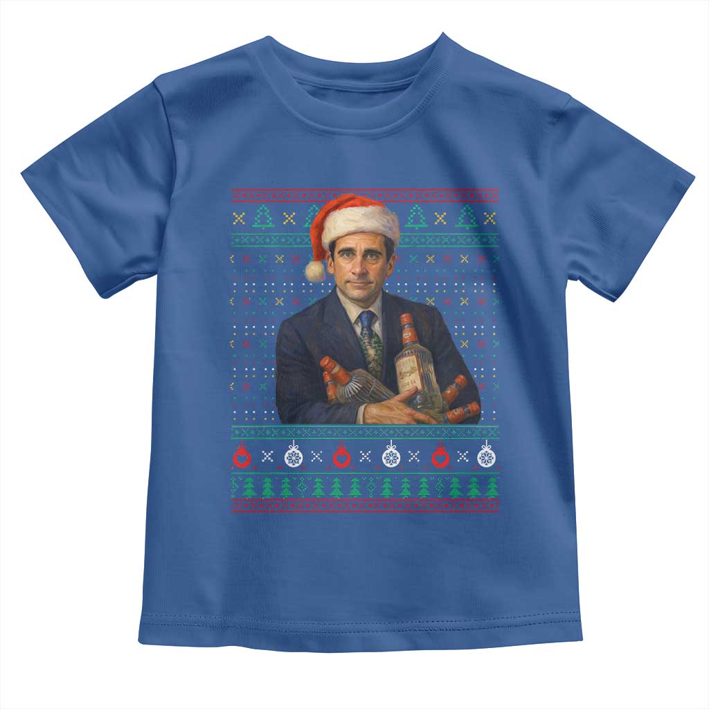 Office Christmas Movie Toddler T Shirt Funny Retro 90s Movie Ugly Xmas - Wonder Print Shop