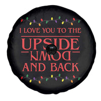 I Love You To The Upside Down Stranger Christmas Spare Tire Cover And Back Ugly Xmas Lights - Wonder Print Shop
