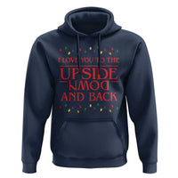 I Love You To The Upside Down Stranger Christmas Hoodie And Back Ugly Xmas Lights - Wonder Print Shop