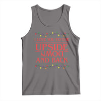 I Love You To The Upside Down Stranger Christmas Tank Top And Back Ugly Xmas Lights - Wonder Print Shop