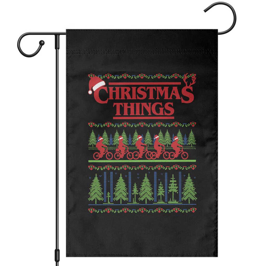 Christmas Things Garden Flag Vintage Movie TV Series Retro - Wonder Print Shop