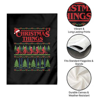 Christmas Things Garden Flag Vintage Movie TV Series Retro - Wonder Print Shop