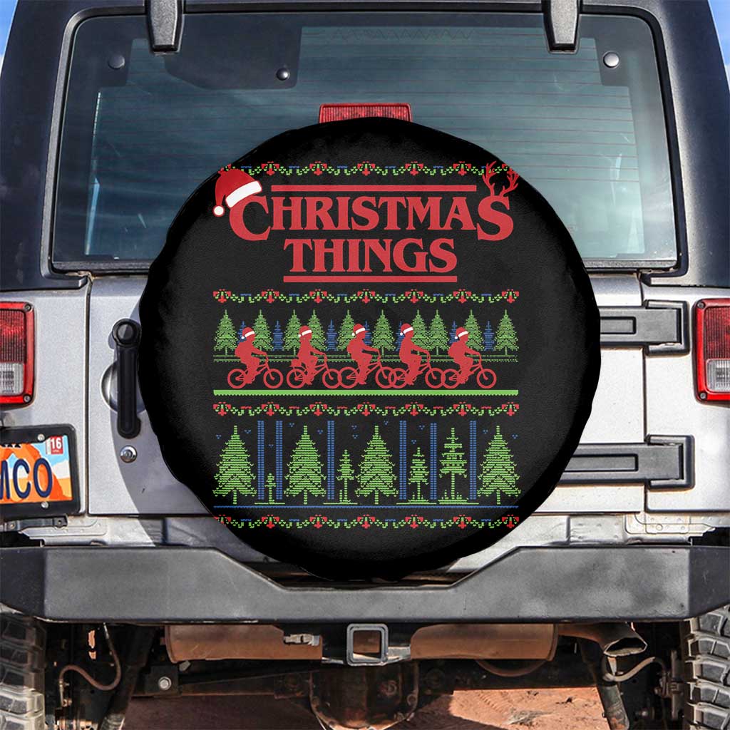 Christmas Things Spare Tire Cover Vintage Movie TV Series Retro - Wonder Print Shop