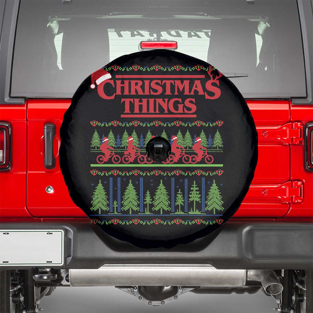 Christmas Things Spare Tire Cover Vintage Movie TV Series Retro - Wonder Print Shop