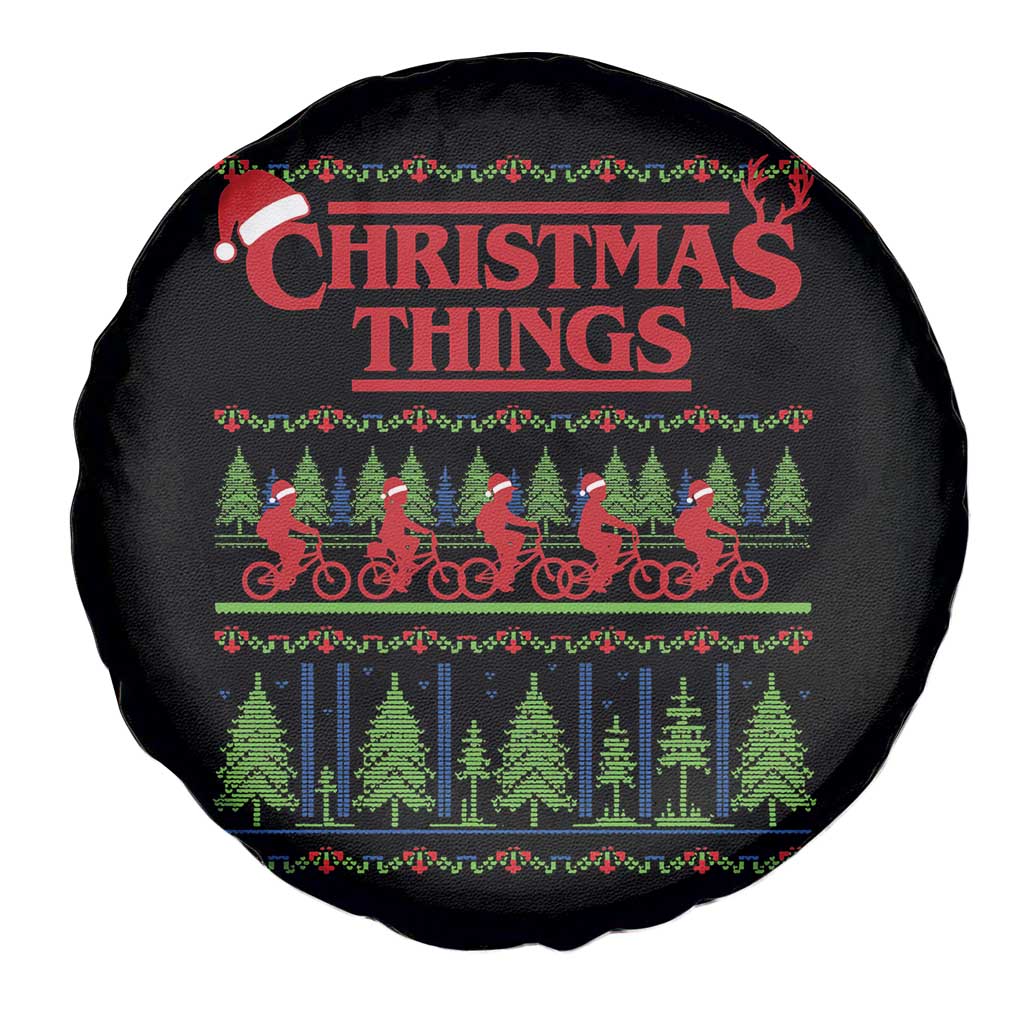 Christmas Things Spare Tire Cover Vintage Movie TV Series Retro - Wonder Print Shop