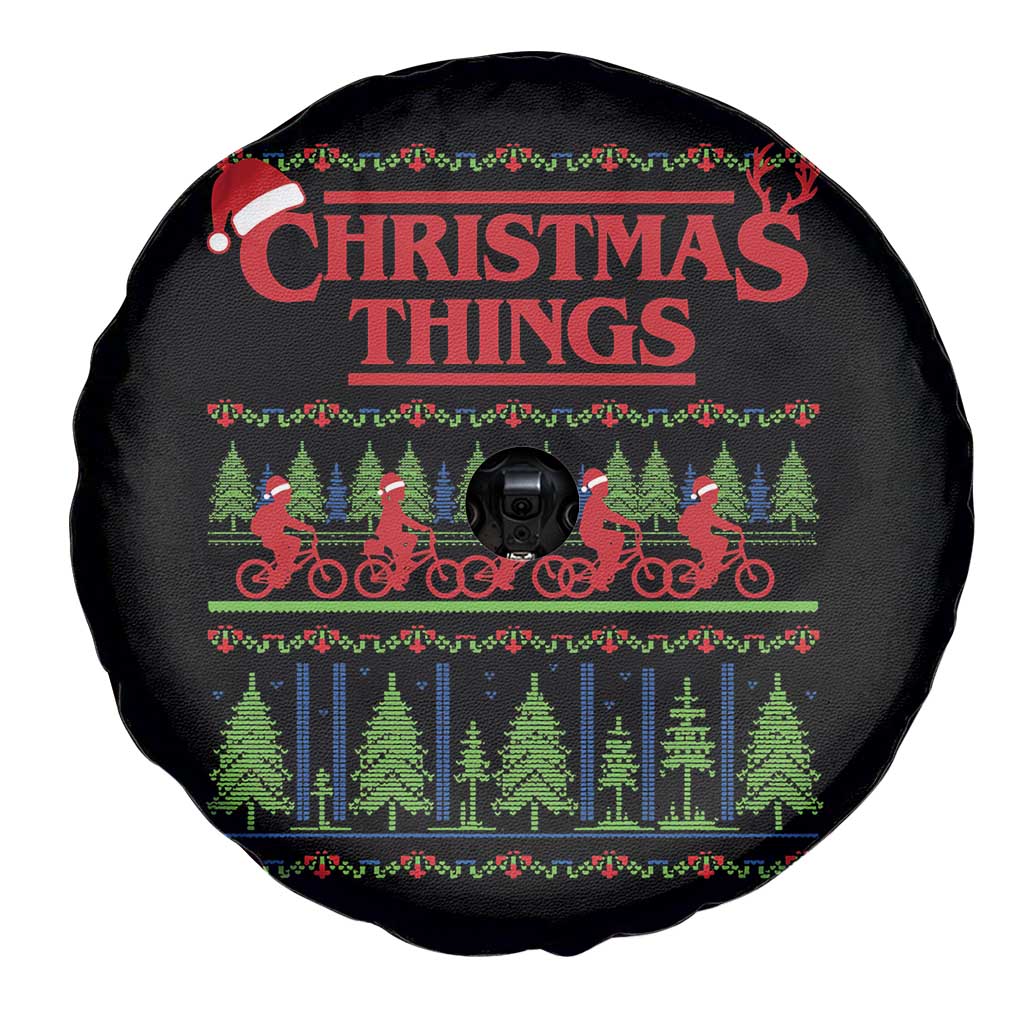 Christmas Things Spare Tire Cover Vintage Movie TV Series Retro - Wonder Print Shop