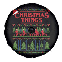 Christmas Things Spare Tire Cover Vintage Movie TV Series Retro - Wonder Print Shop