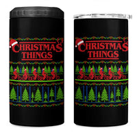 Christmas Things 4 in 1 Can Cooler Tumbler Vintage Movie TV Series Retro - Wonder Print Shop