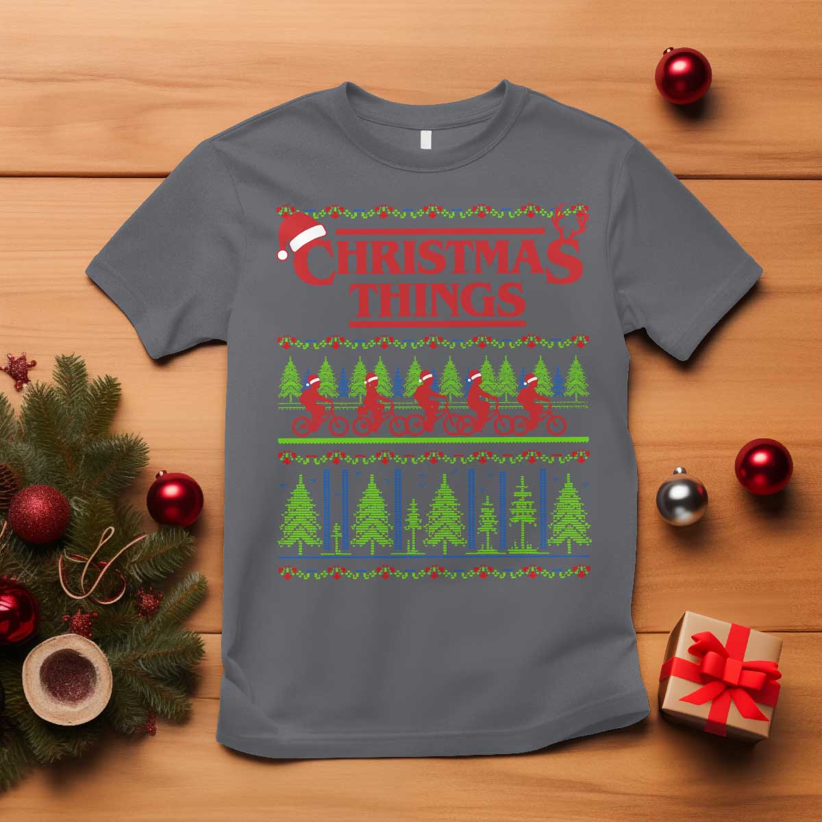 Christmas Things T Shirt Vintage Movie TV Series Retro - Wonder Print Shop
