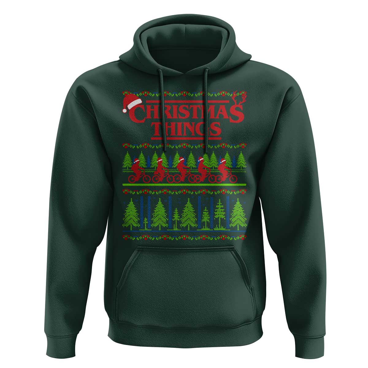 Christmas Things Hoodie Vintage Movie TV Series Retro - Wonder Print Shop
