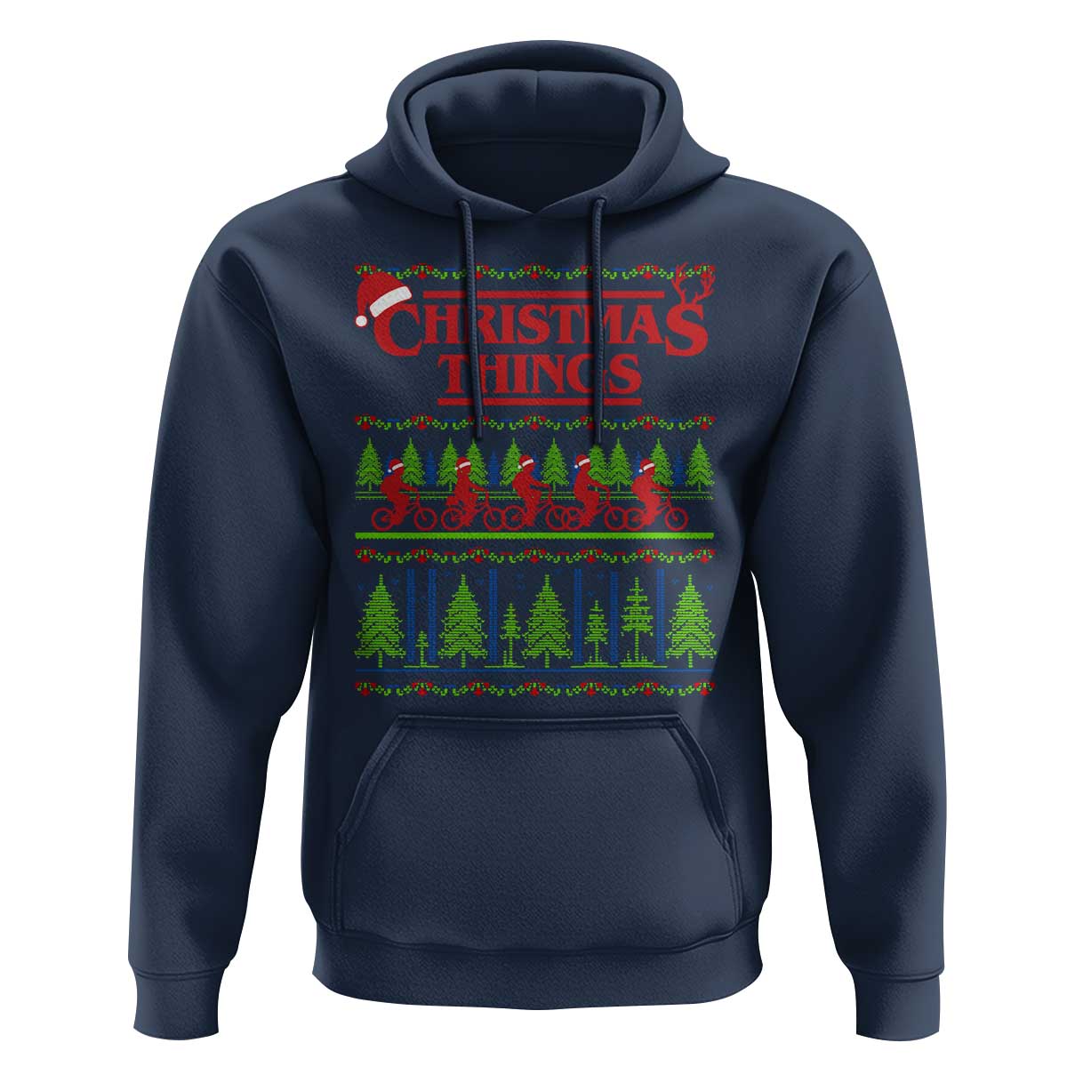 Christmas Things Hoodie Vintage Movie TV Series Retro - Wonder Print Shop