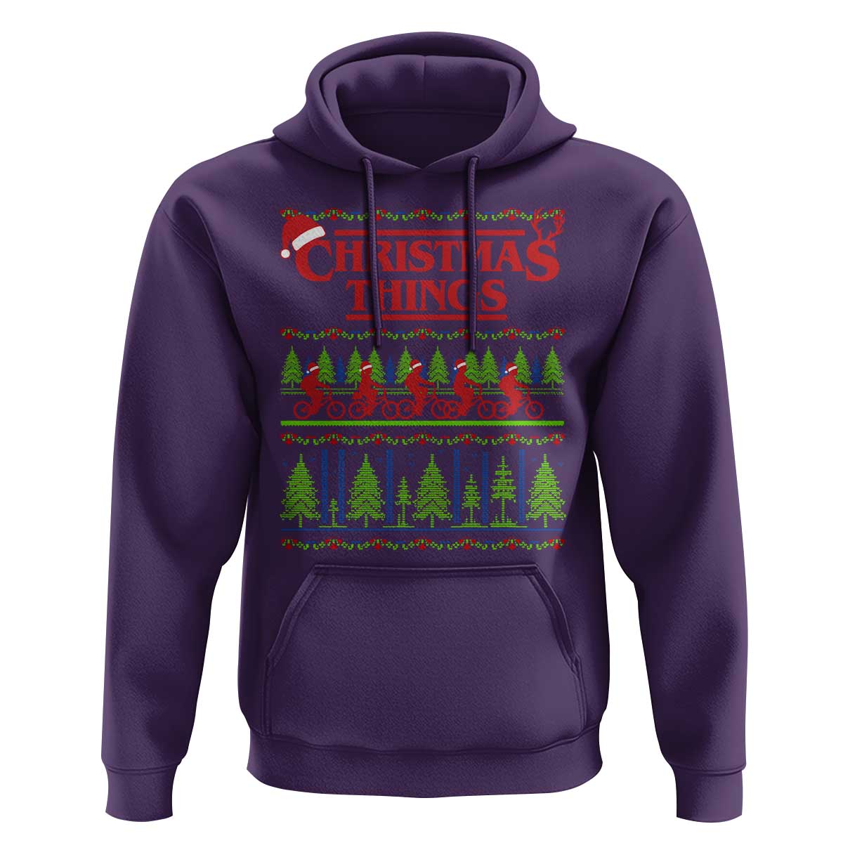 Christmas Things Hoodie Vintage Movie TV Series Retro - Wonder Print Shop
