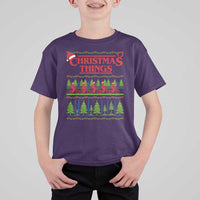 Christmas Things T Shirt For Kid Vintage Movie TV Series Retro - Wonder Print Shop