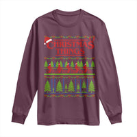 Christmas Things Long Sleeve Shirt Vintage Movie TV Series Retro - Wonder Print Shop