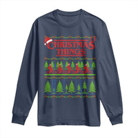 Christmas Things Long Sleeve Shirt Vintage Movie TV Series Retro - Wonder Print Shop