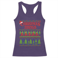 Christmas Things Racerback Tank Top Vintage Movie TV Series Retro - Wonder Print Shop