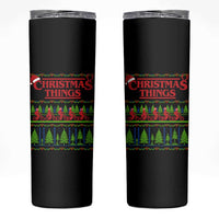 Christmas Things Skinny Tumbler Vintage Movie TV Series Retro - Wonder Print Shop