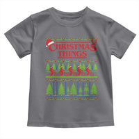 Christmas Things Toddler T Shirt Vintage Movie TV Series Retro - Wonder Print Shop
