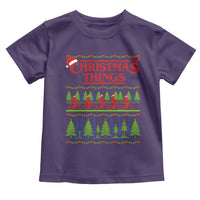 Christmas Things Toddler T Shirt Vintage Movie TV Series Retro - Wonder Print Shop