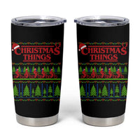 Christmas Things Tumbler Cup Vintage Movie TV Series Retro - Wonder Print Shop