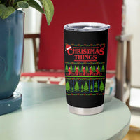 Christmas Things Tumbler Cup Vintage Movie TV Series Retro - Wonder Print Shop