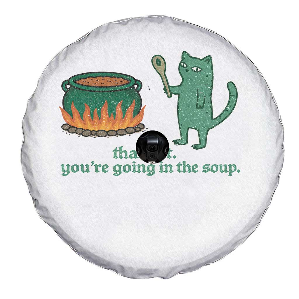 Sarcastic Cat Meme Spare Tire Cover Weirdcore Dark Humor - Wonder Print Shop