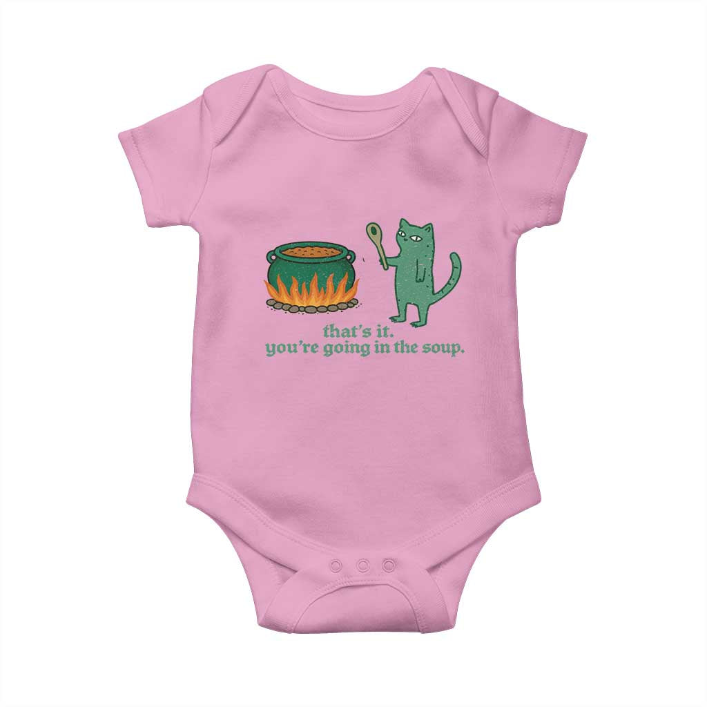 Sarcastic Cat Meme Baby Onesie Weirdcore Dark Humor - Wonder Print Shop