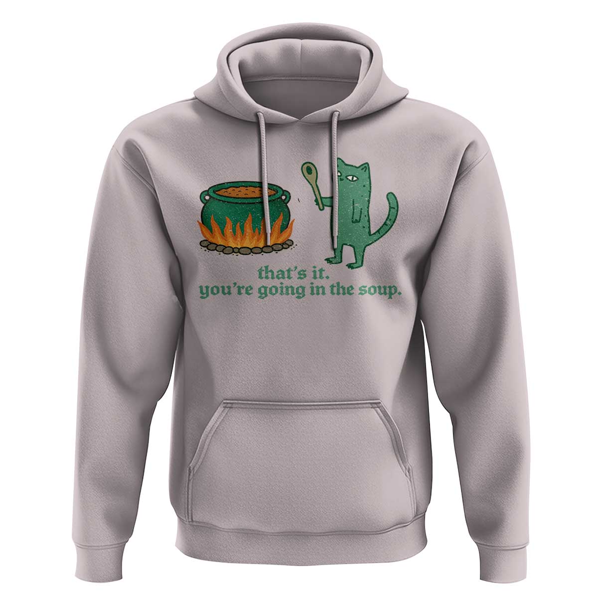 Sarcastic Cat Meme Hoodie Weirdcore Dark Humor - Wonder Print Shop