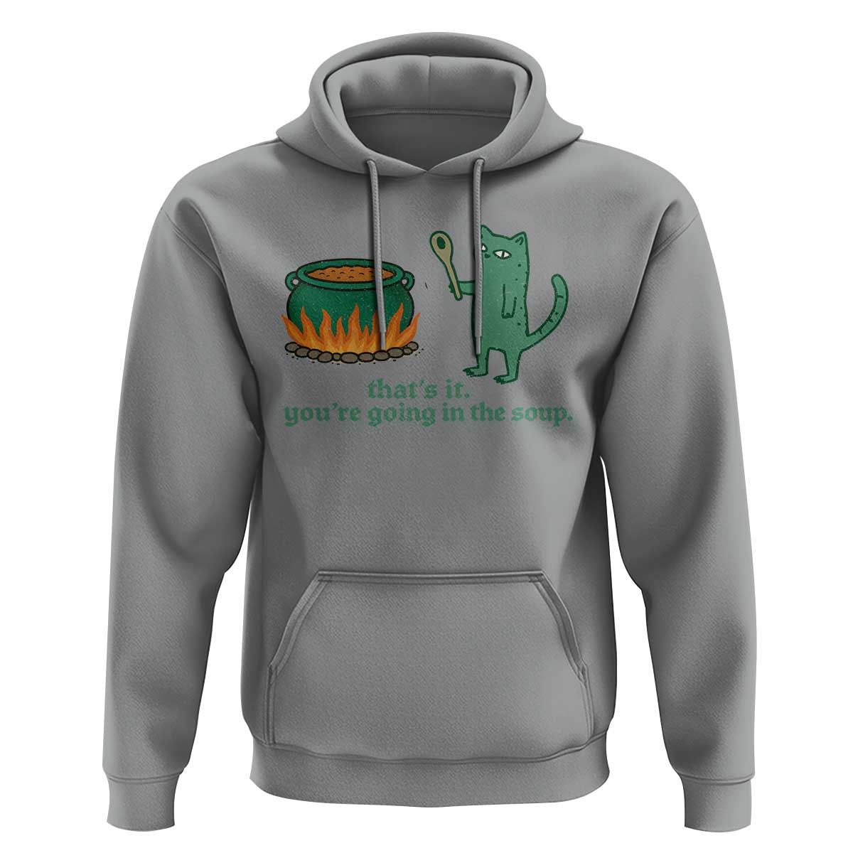 Sarcastic Cat Meme Hoodie Weirdcore Dark Humor - Wonder Print Shop