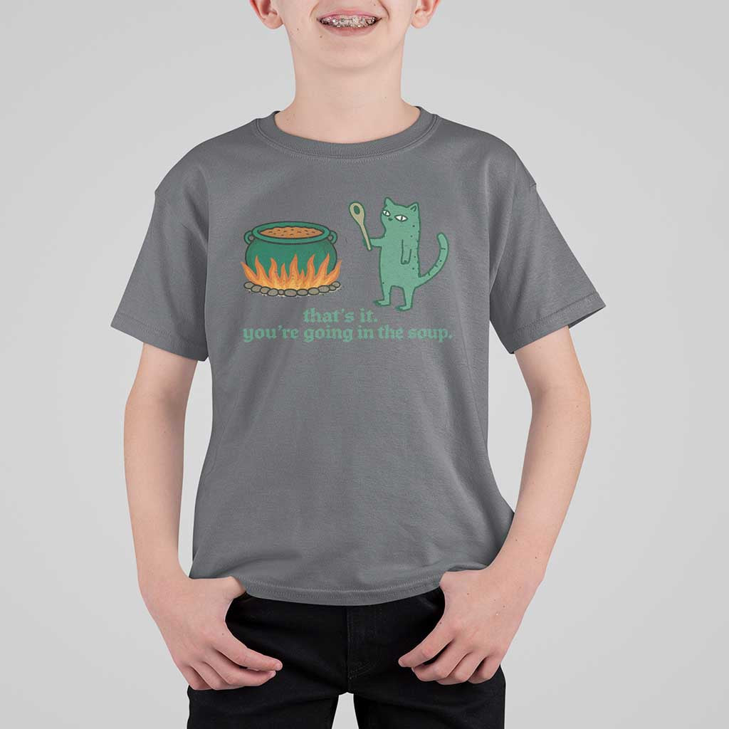 Sarcastic Cat Meme T Shirt For Kid Weirdcore Dark Humor - Wonder Print Shop