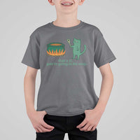 Sarcastic Cat Meme T Shirt For Kid Weirdcore Dark Humor - Wonder Print Shop