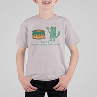 Sarcastic Cat Meme T Shirt For Kid Weirdcore Dark Humor - Wonder Print Shop