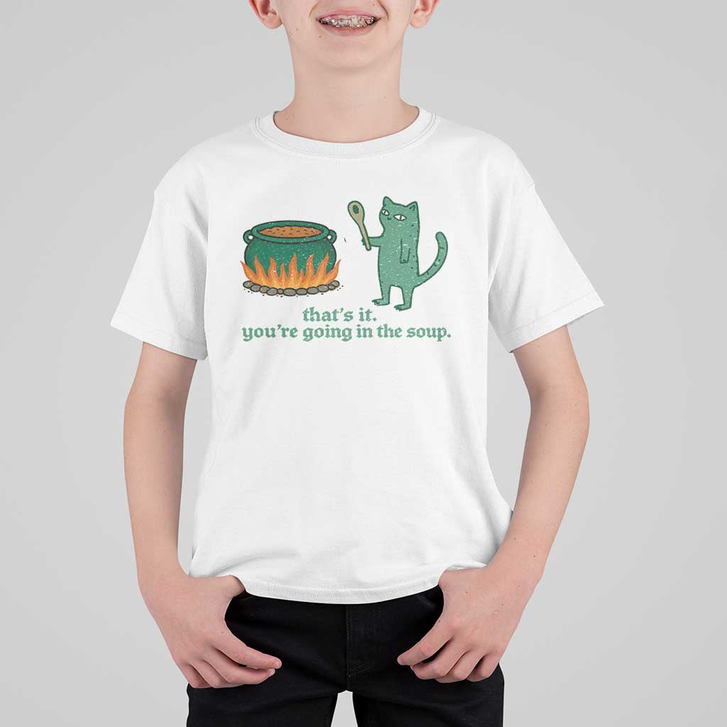 Sarcastic Cat Meme T Shirt For Kid Weirdcore Dark Humor - Wonder Print Shop