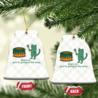 Sarcastic Cat Meme Ceramic Ornament Weirdcore Dark Humor - Wonder Print Shop
