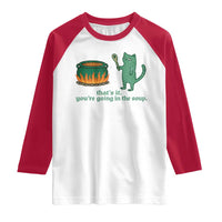 Sarcastic Cat Meme Raglan Shirt Weirdcore Dark Humor - Wonder Print Shop